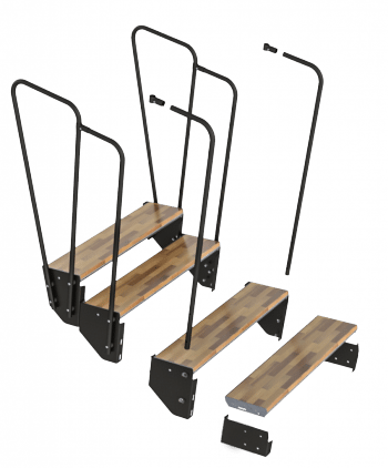 steel modular stairs